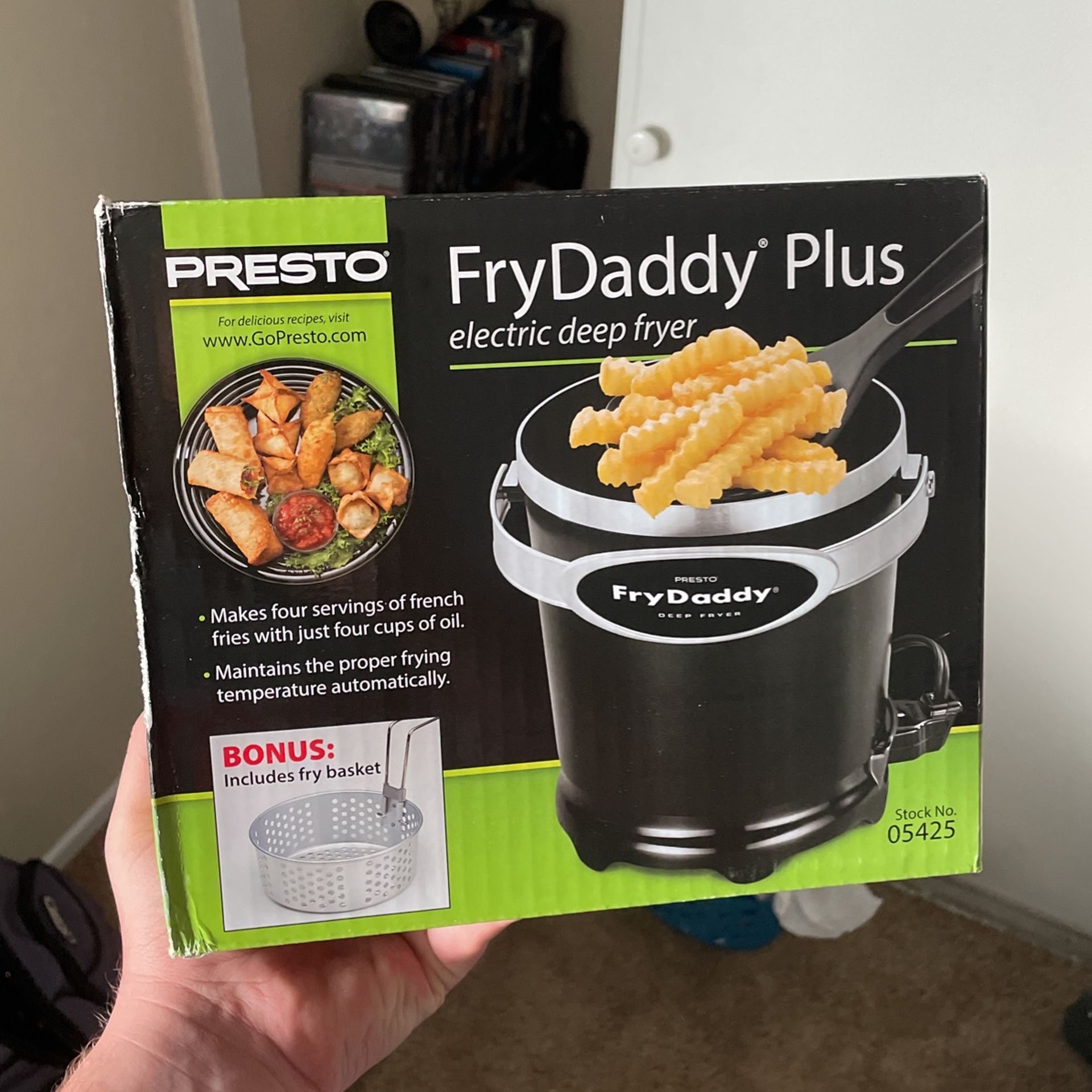 Fry daddy plus electric deep fryer
