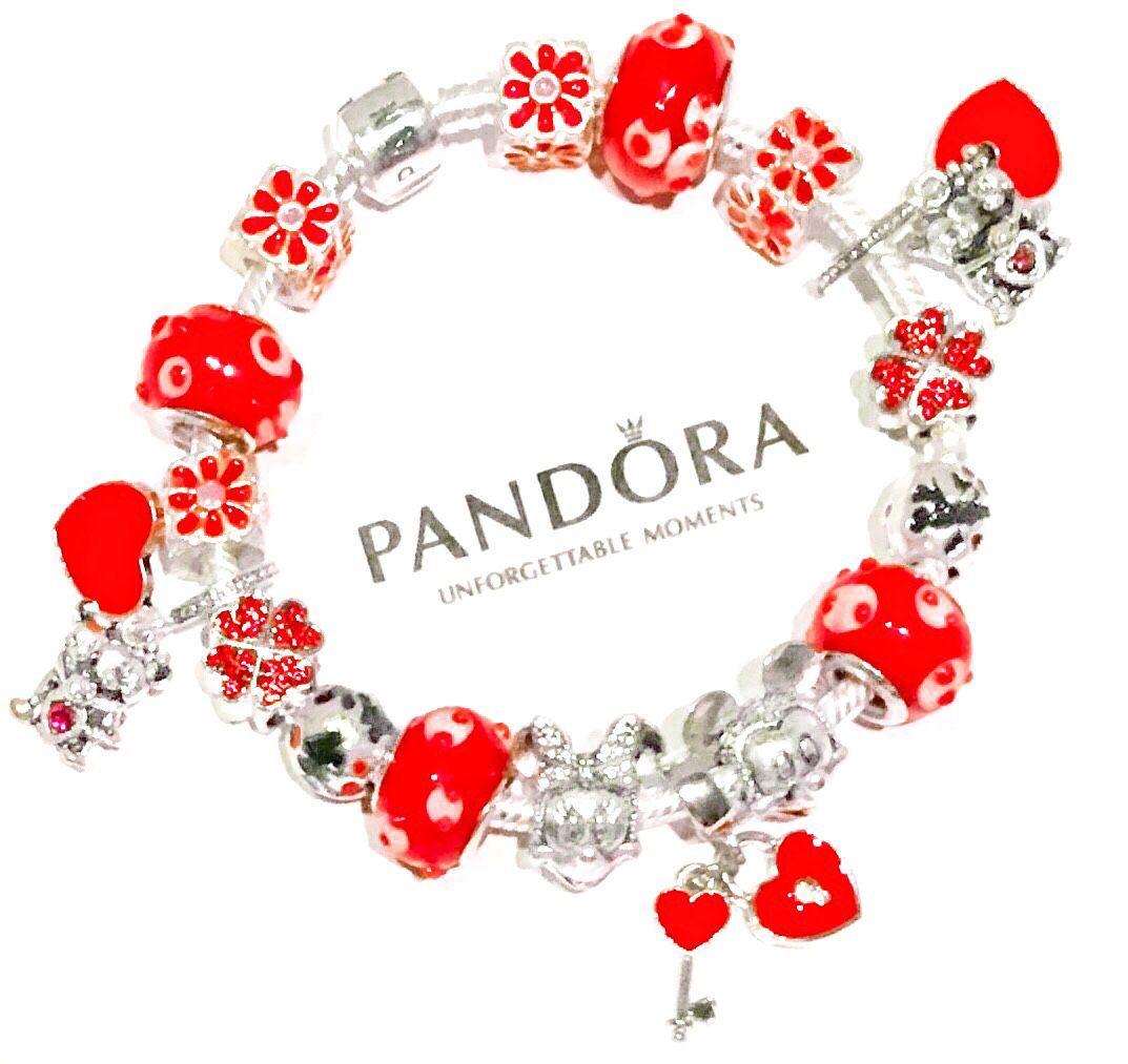 Iconic Pandora 925 Mickey and Minnie Mouse Bracelet