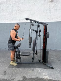 Workout HomeGym Machine . 150 Pounds Weight Stucks . 20 Exercises over. Arms, Chest,Legs 
Homestead 33033. Delivery for extra