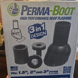Roofing Pipe Boot Kit New 