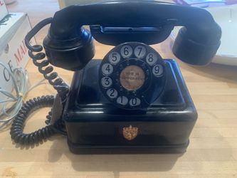 1942 Bakelite Belgium vintage Telephone