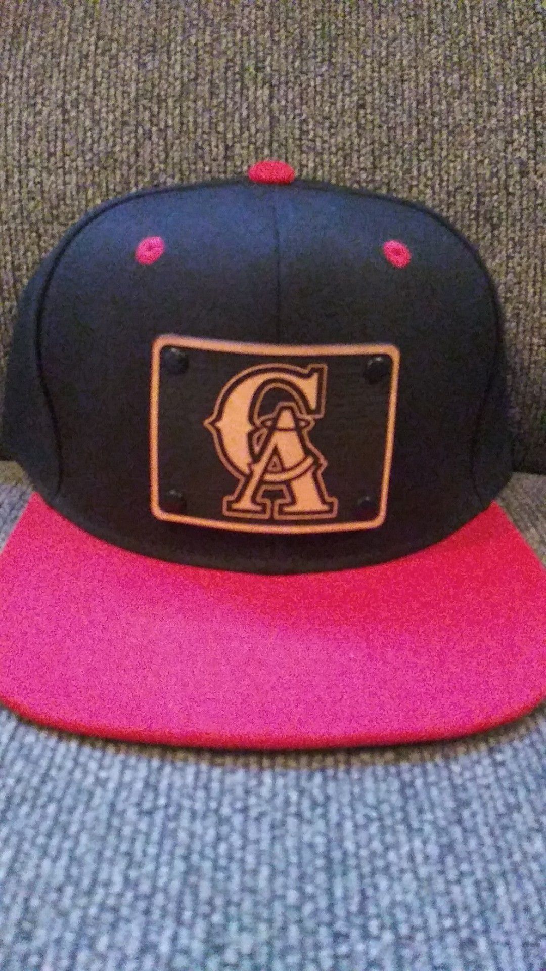 California Angels hat with Leather Badge