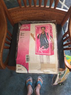 ADULT BARBIE KEN COSTUME ONE SIZE SEE DESCRIPTION
