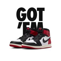 Jordan 1 High Og Black Toe Size 14/13/12.5