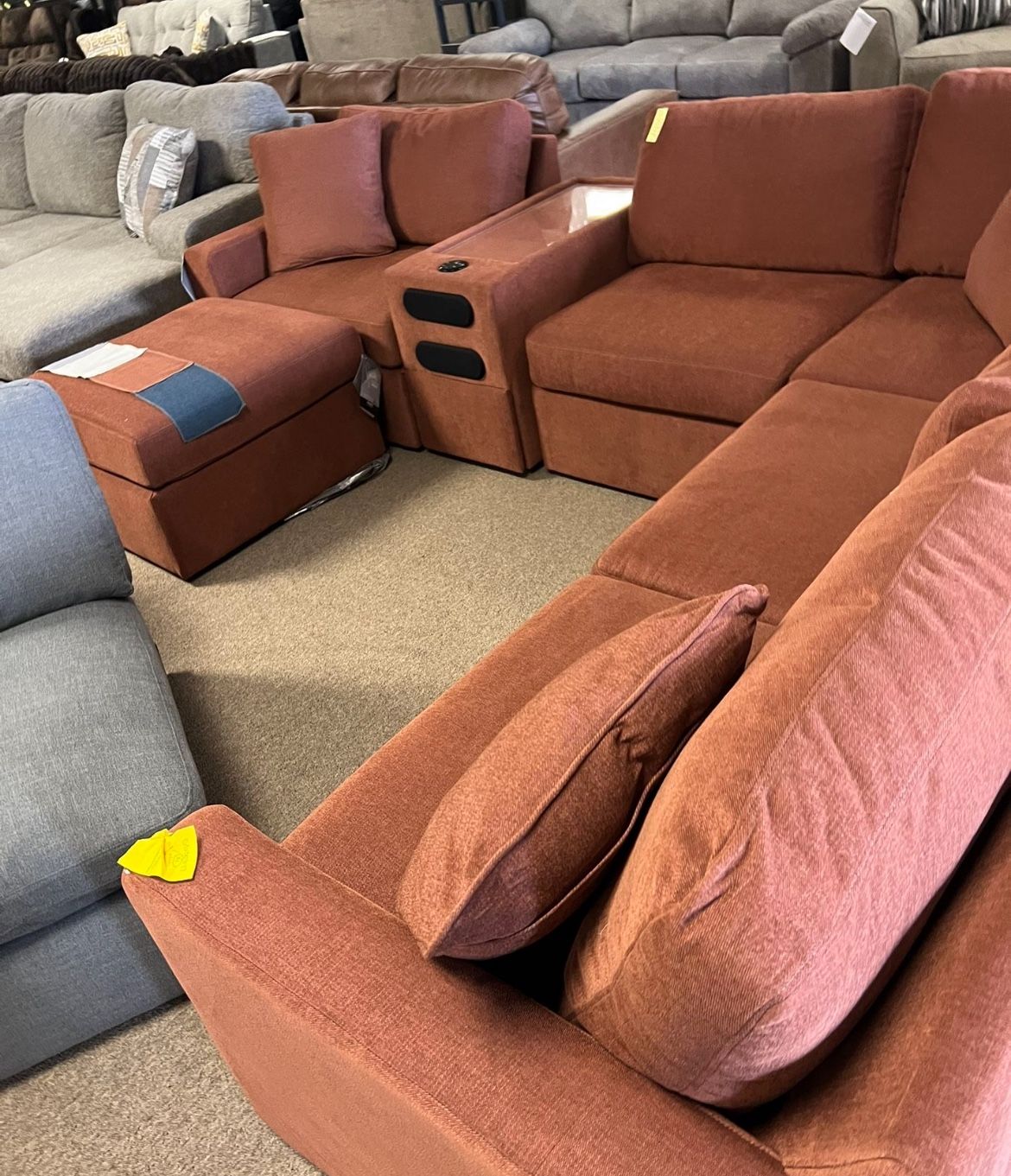 Entertainment Style Cozy Sectional