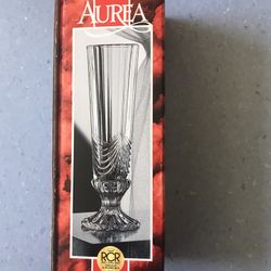 Open box  "Aurea"   RCR Royal Crystal Rock jar vase 6.7in made in Italia