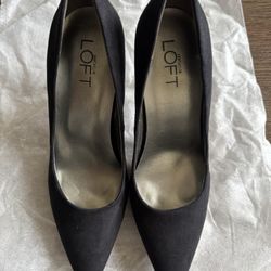 Brand new Ann Taylor Lost Black Swade Leopard Heels