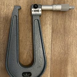 Mitutoyo 0-1” Deep Throat Micrometer No. 189-129
