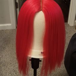 Cute Fusia/Pink Synthetic Wig 15.00 Cash Firm