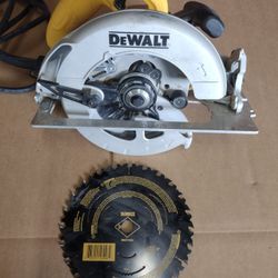 DeWalt 7 1/4" circular saw