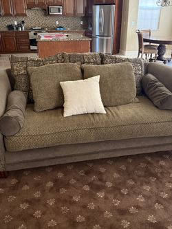 Matching Pair of Traditional Loveseats, Couches