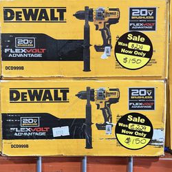 DEWALT 20V MAX Brushless Cordless 1/2”  Hammer Drill/Driver With FLEXVOLT ADVANTAGE (Tool Only)