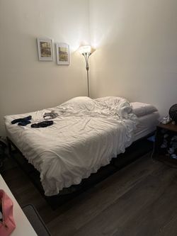 Queen sized bed