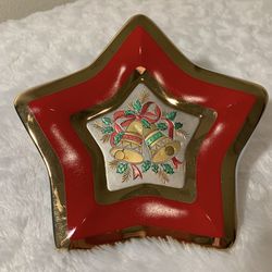 Vintage Decorative Christmas Plate (410/Evers) ((Please Read All Info))595  