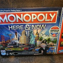 Monopoly 2015 Here & Now Board Game  - Complete 