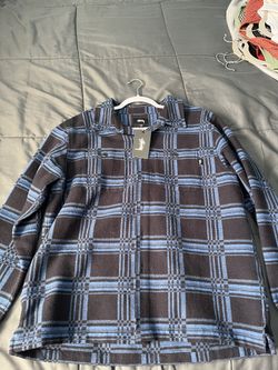 Stussy Heavy Flannel Blue Medium