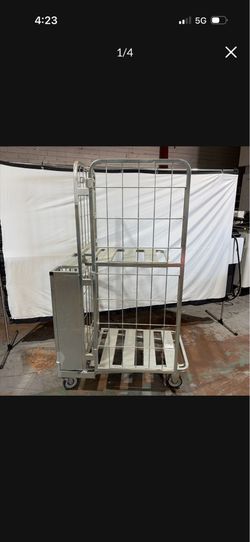 Omcan 26” X 41” Mobile Stainless Steel Stocking Cart