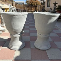 New Flower Pots Made Out Of Cement Perfect Gift 🎁 