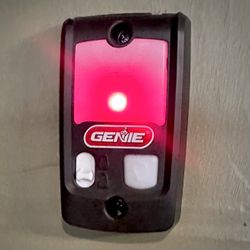 Genie Garage Door Opener Push Pad For Garage Wall With Light Switch Integrated 