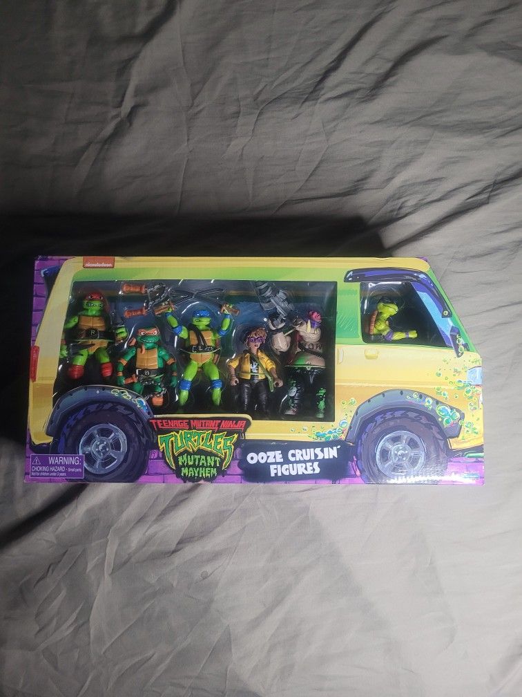 Playmates Toys TMNT: Mutant Mayhem Ooze Cruisin' (Action Figure Set of 6)