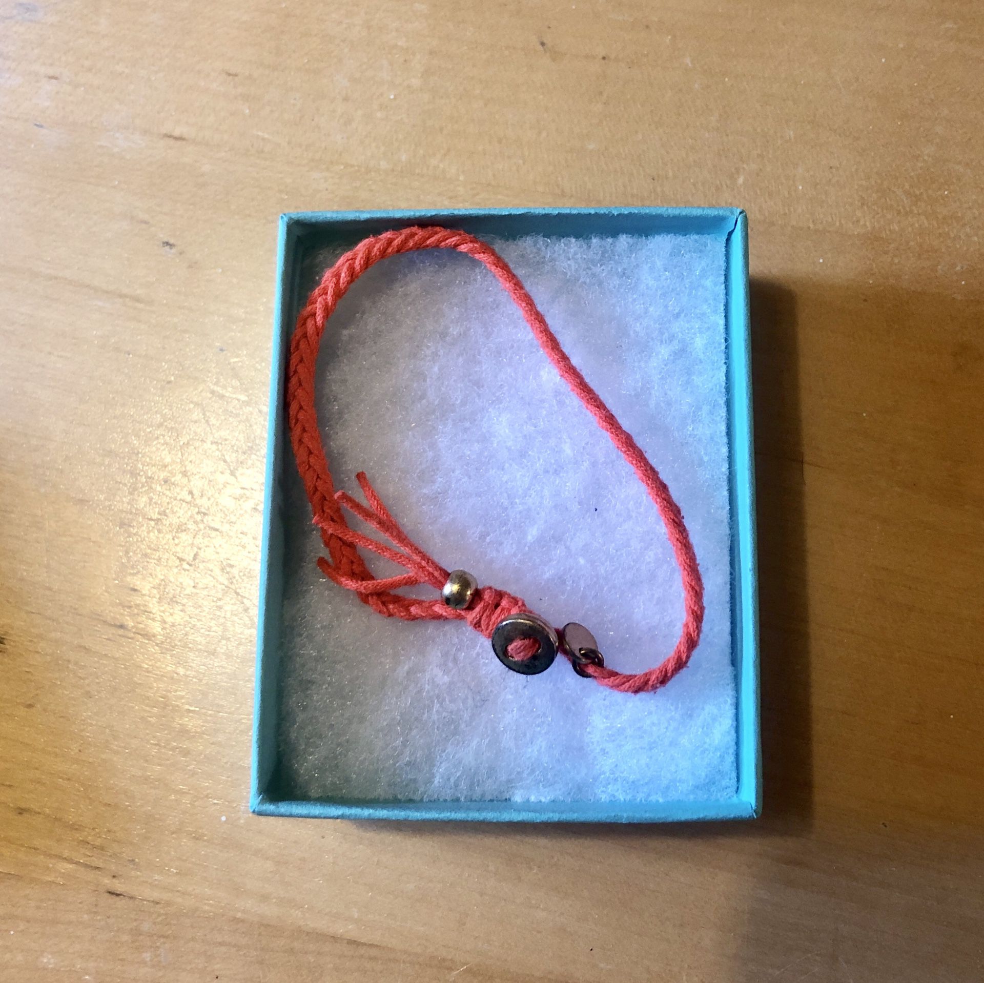 Orange Bracelet, Adjustable, Perfect on it’s own or in a combo