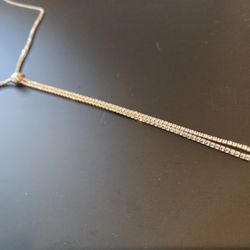 Elegant Adjustable Necklace With Brilliant Crystals