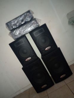 2  pas with 4 speakers
