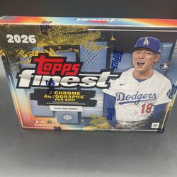 2026 Topps Finest Baseball Hobby Box