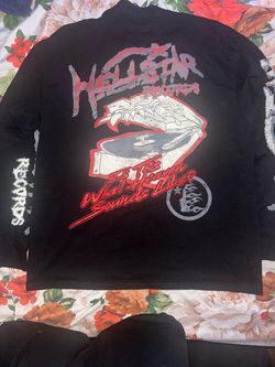 Hellstar Records Long Sleeve Black Shirt
