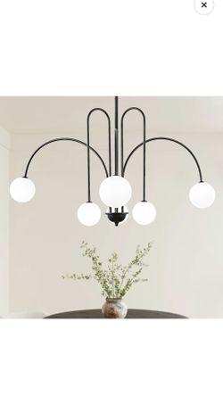 Modern Black Chandelier