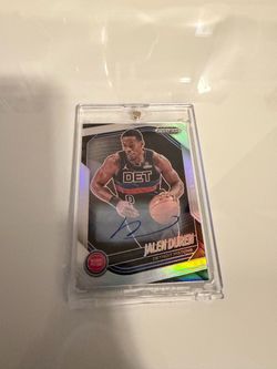 Panini 2024-25 Prizm Black Jalen Duren Autograph #190 Detroit Pistons NBA