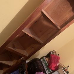 Corner Wood Cabinet 