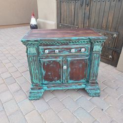 Rustic Southwest Style Side Table