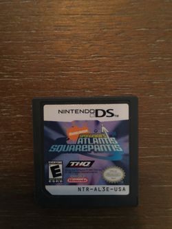 Nintendo ds sponge bob atlantis squarepantis