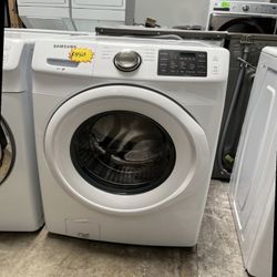 WHITE SAMSUNG WASHER FRONT LOAD