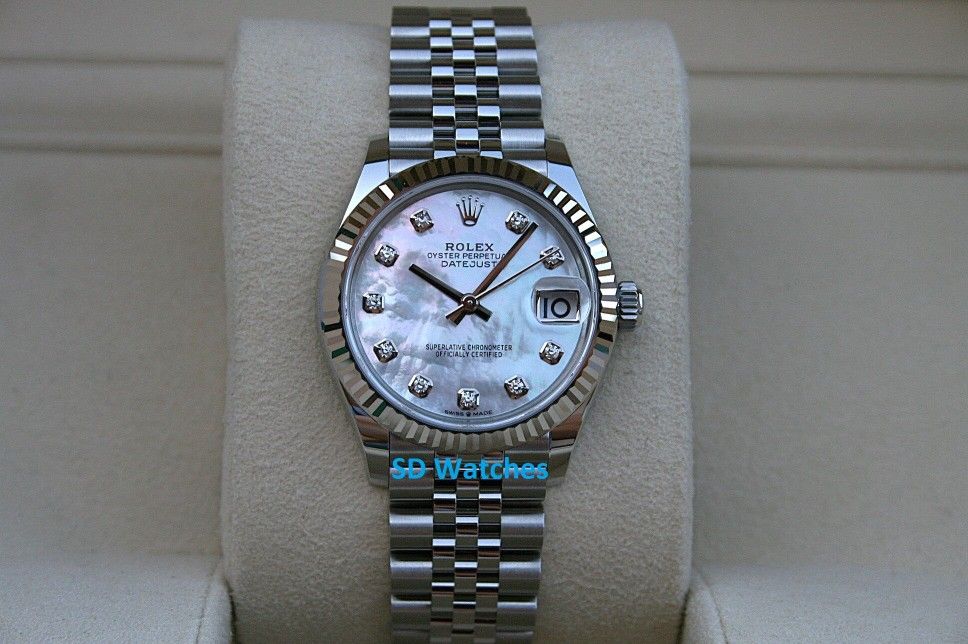 ROLEX 278274 DATEJUST MIDSIZE MOP DIAMOND DIAL NIB - T9040