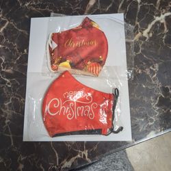 Christmas Holiday Face Masks (2) Great Christmas Deal!!