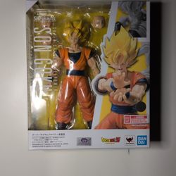 S.H.Figuarts figure of Son Goku (Super Saiyan), from Dragon Ball Z, made by Bandai