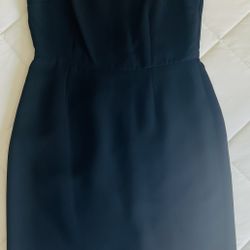 Cocktail Black Dress With shoulder detail