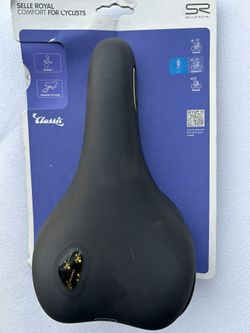 Gel Bicycle Seat - Black - Selle Royal Classic  Saddle. New With Packaging