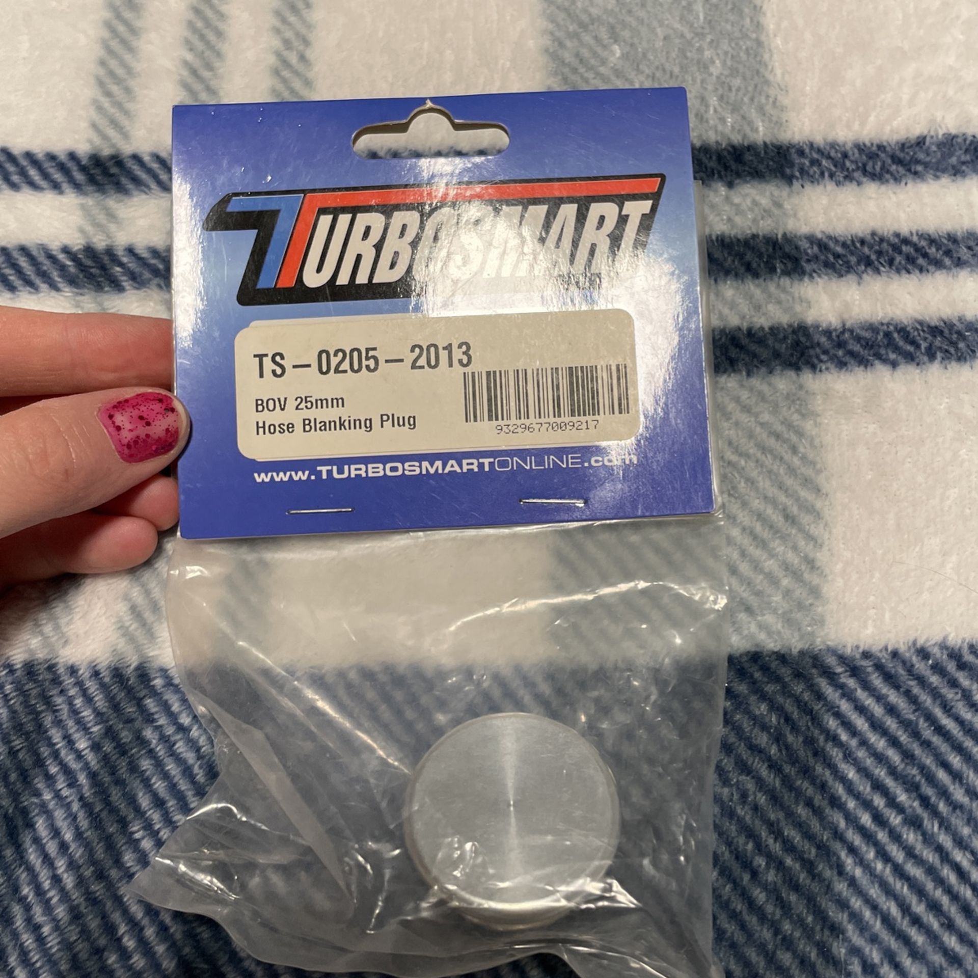 Turbosmart Recirculating Hose Plug 25mm