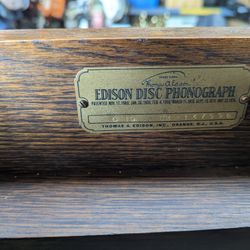 Vintage Edison Record Player
