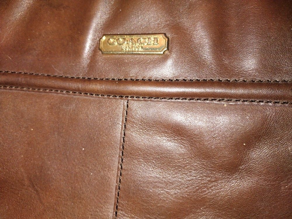 COACH LEATHER BROWN BOOTS 9.5 B