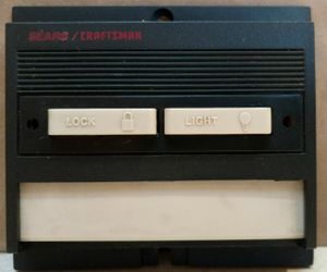 Craftsman 4 Wire Wall Mount Garage Door Opener