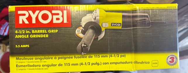 4 1/2 grinder Ryobi