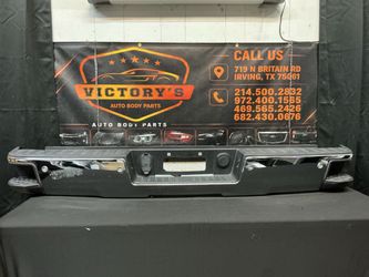 CHEVY SILVERADO/GMC SIERRA 1500 REAR BUMPER 2000-2018 with SENSORS OEM