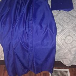 Blue Cap And Gown