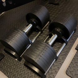 New 80lb Adjustable Dumbbells 