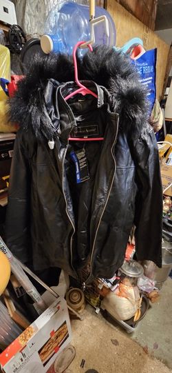 leather jacket. Size. XL. $  40