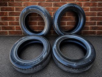 Vendo set completo de llantas medidas son 235/60/R18 marca Hankook Kinergy Gt